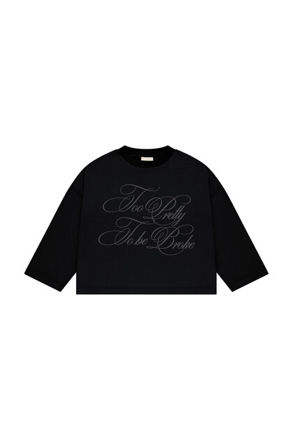 Pretty Privilege Uzun Kollu T-Shirt
