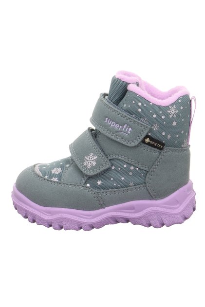 Husky Kız Çocuk Su Geçirmez Gore-Tex Bot - Açık Yeşil Lila 006045-7510