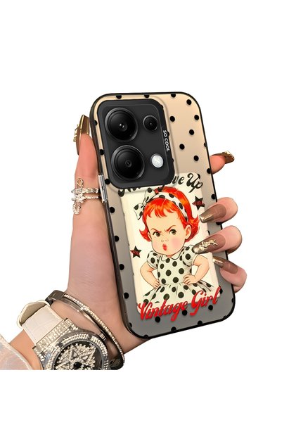 Xiaomi Redmi Note 13 Pro 4g Compatible Hard Acrylic Back Silicone Edge Lens Protection Case