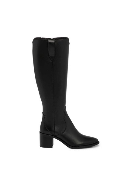 Siyah Hakiki Deri Kadın Çizme - K25K1CM68343-A23