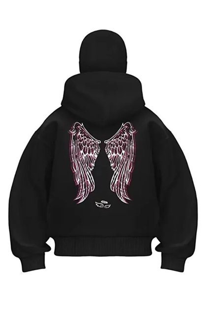Masked Hooded Sweatshirt Hoodie