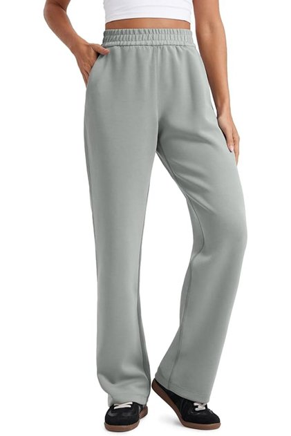 Soft Aura High Waist Wide Leg Yoga Pants with Pockets and Drawstring 78.74cm Modal Fabric Relaxing Pants