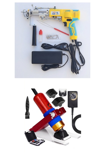 Mini Tufting Set (AK-V Tufting Makinesi (TABANCASI) ve Tıraş Makinesi)