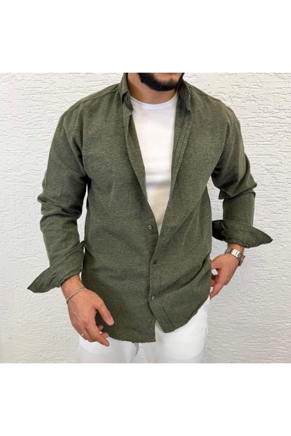 Men's Long Sleeve Regular Fit Seasonal Shirt