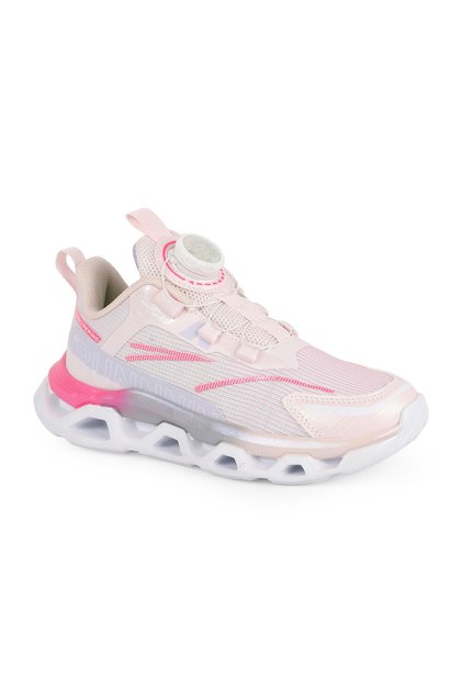 Children's Sports Shoes with Rotating Locking Practical Mechanism Breathable Mesh Fabric Light Sole Sneaker 2191