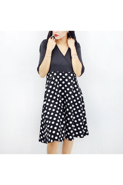 Women's Polka dot A-line Dress