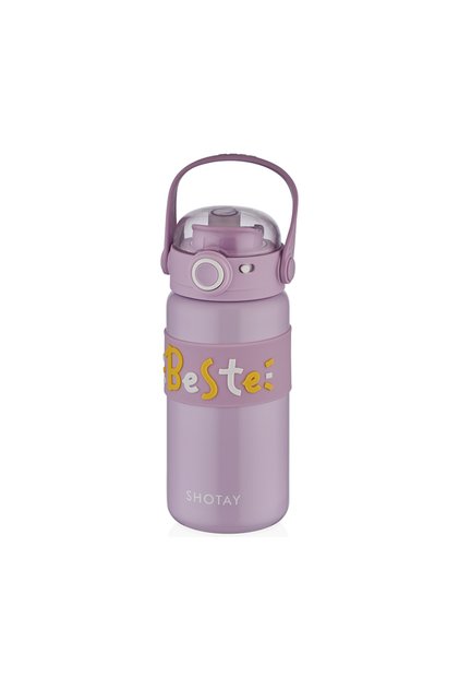 BESTE ÇELİK TERMOS MATARA MOR 500 ML.