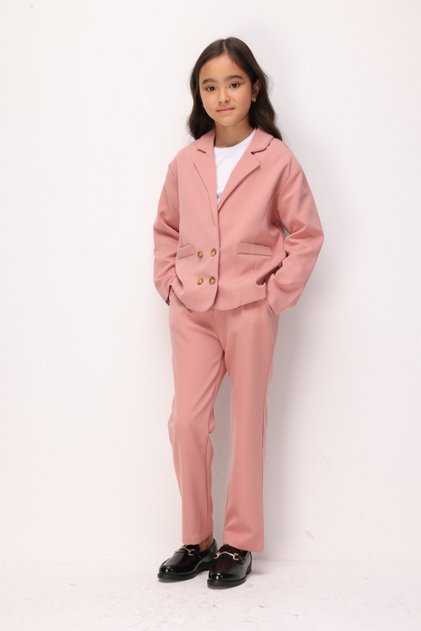 Gülkurusu Long Sleeve Girls' Pants Jacket Set - Pamela