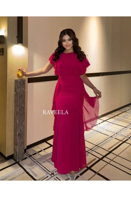فستان هند - HEND DRESS - مقاس XS