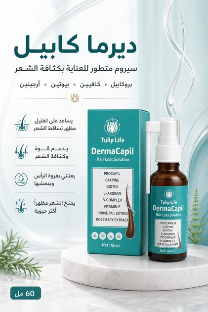 Dermacapil Hair Serum 60 ml – Strengthening and Hair Density Supporting Care Against Hair Loss