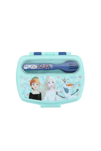 علبة ساندويتش فروزن Snowy Tale مع أدوات مائدة