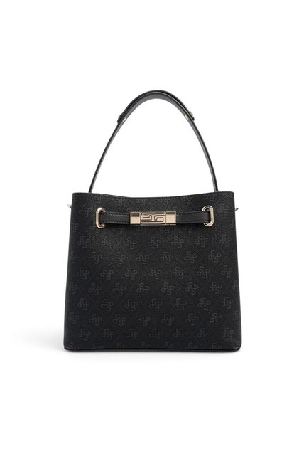 Black - Black Monogram Women's Handbag Sp1293
