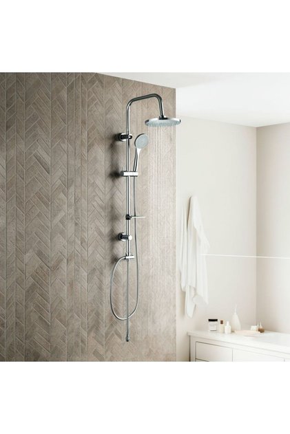 Greta Shower Column, Shower Set For Modern Bathroom Installation