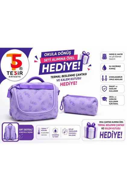 School Bag Primary School Capybara-Shaped with Lunch Box and Gift