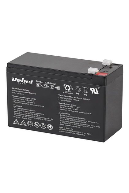 Acumulator gel plumb 12V, 7Ah, fără întreținere, 151x65x94 mm