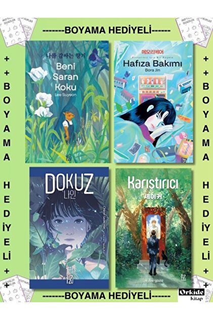 Boyamalı - Beni Saran Koku - Hafıza Bakımı - Dokuz - Karıştırıcı , Kore Edebiyatı Grafik Roman