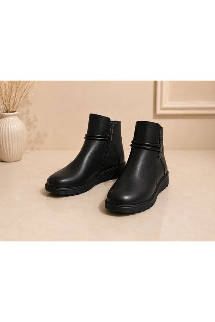 Milos Hazel Orthopedic Sole Zippered Women's Boots