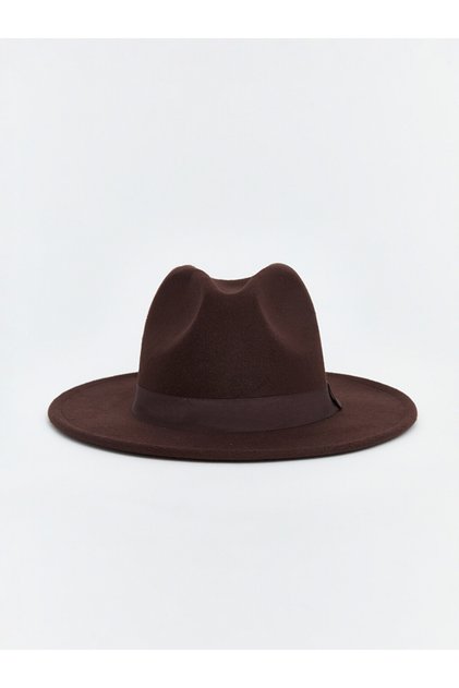 Özmarka New Season Brown Women's Fedora Hat