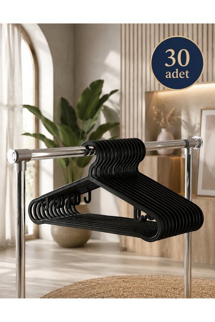 30 Adet Elbise Askısı Etek Askısı Pantolon Askısı Bluz Askısı 30 Adet