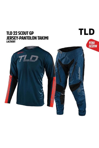 TLD Lacivert Turuncu Jersey Pantolon Takımı