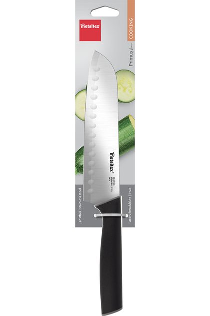 Santoku Japon Şef Bıçağı Paslanmaz Çelik Et Sebze Doğrama 31 cm