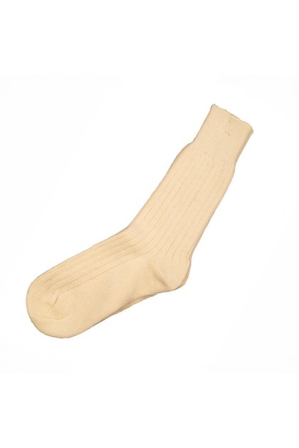 Seamless Long Wool Socks White