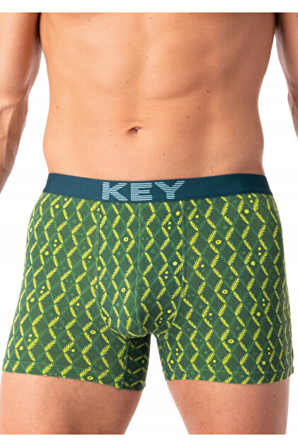 Lenjerie intimă bărbați MXH-516 B24, KEY, Bumbac, Verde, 2XL INTL