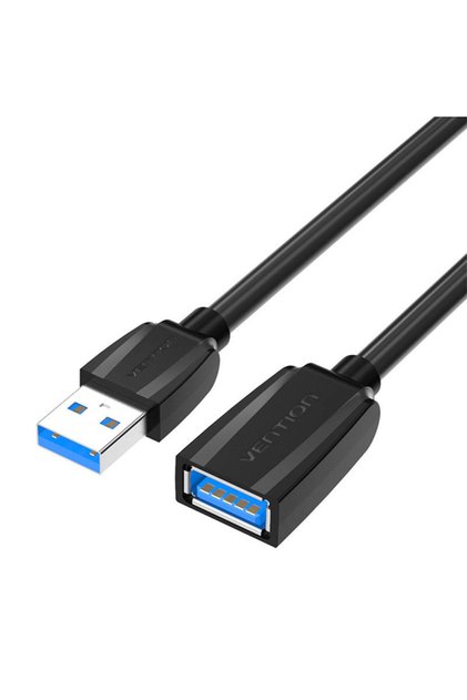 Cablu prelungitor USB 3.0, USB tata la USB mama, 3m (negru)