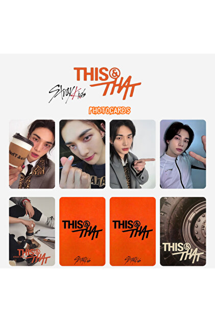Kpop Dünyasi STRAY KIDS '' This & That '' This Ver. Photocards Set
