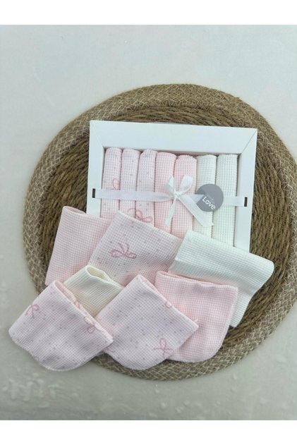 Patterned Baby Mouth Wipes, Pack of 7
