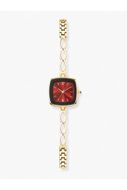 Women's Pinterest Model Gold Color Elegant Stylish Wristwatch