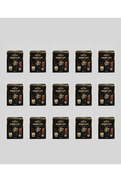 Bitkisel karışımlı kuvvetlendirici ve güçlendirici macun black serisi 15 adet 240gr