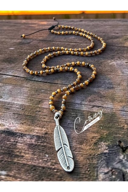 4 mm Genuine Amethyst & Hematite Natural Stone 70-80 cm Minimal Long Men's Necklace
