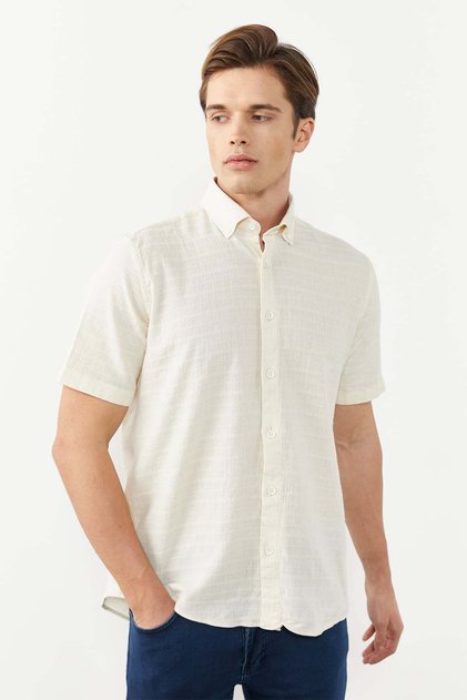 MEN'S SHORT SLEEVE BOL SLIM SHIRT KSA4539