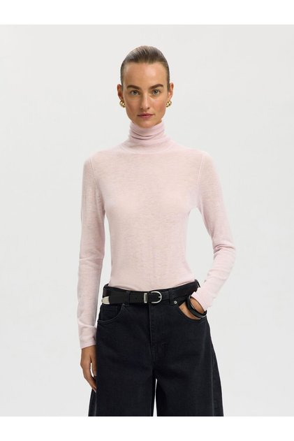 Rollkragenpullover aus Merinowolle