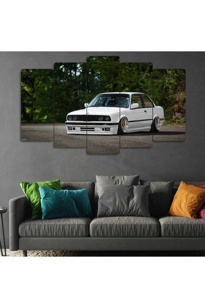 Bmw E30 - 5 Parçalı Araba Tablo