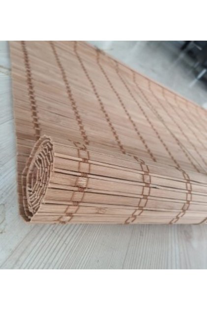 Bambu Stor Perde 200x180 Cm Kahverengi