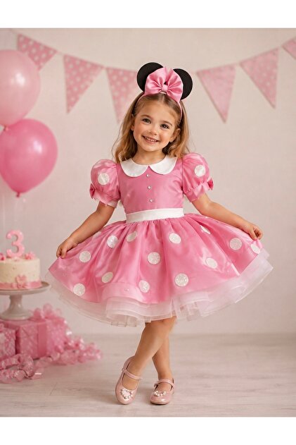 NA ADDESIGN Pink Minnie Mouse dress Minnie Mouse's birthday dress. minnie mouse costume