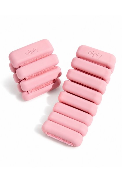 El ve Ayak Bilek Ağırlığı 2x1 kg Ayarlanabilir – Açık Toz Pembe