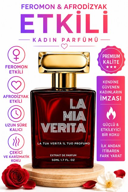Feromon Özlü Parfüm – Etkili Çekici Sensfeel™ For Her Extrait 50 ml