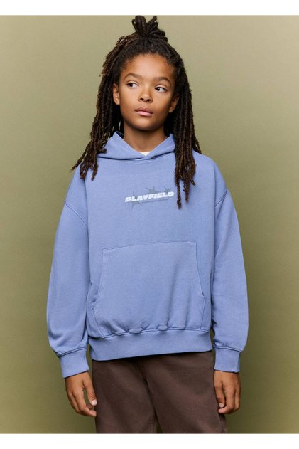 Garment-dyed balon sweatshirt