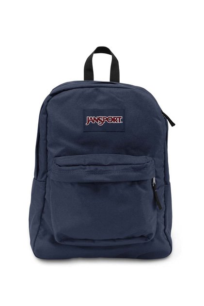 JanSport SuperBreak One Backpack Navy - Durable, Lightweight Bag with 1 Main Compartment, Front Utility Pocket with Built-in Organizer - Premium Backpack