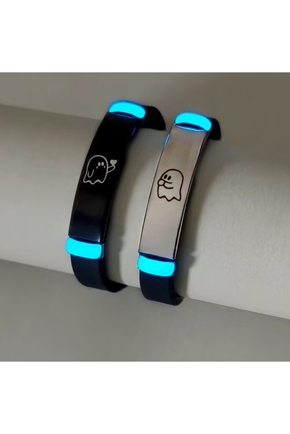 MULTI 16cm WZB1303 2 Pieces/Set Luminous Accessories Cute Fairy Hand Compared to Mood Couple Bracele