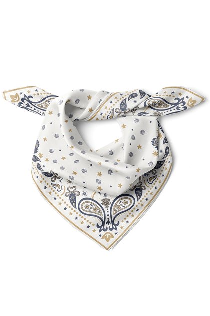 Ethnic Shawl Patterned Scarf Bandana 50X50 cm