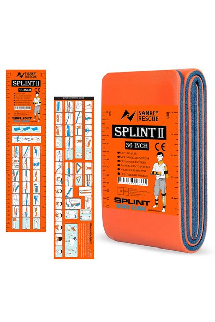 92cm 36inch First Aid Splint 36/18'X4.3' SANKE RESCUE Wrist Thumb Support Brace Tendonitis Arthritis