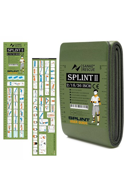92cm 36inch First Aid Splint 36/18'X4.3' SANKE RESCUE Wrist Thumb Support Brace Tendonitis Arthritis