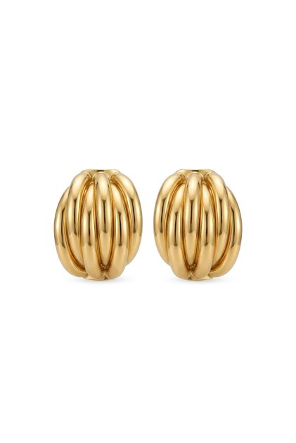 Steel spiral earrings