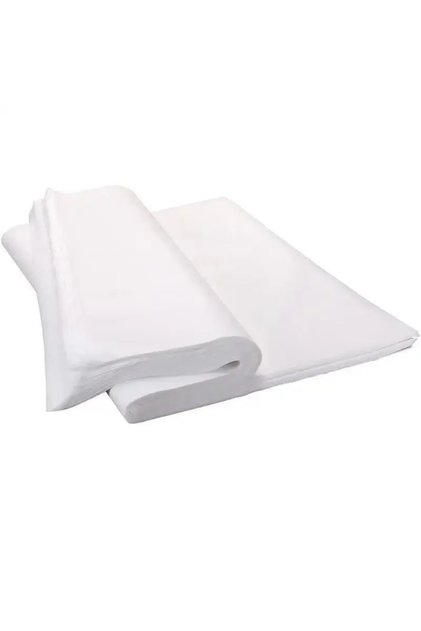 100pcs 100pcs Disposable Face Cradle Cover Nonwoven Pillow Paper Waterproof Massage Spa Table for Di