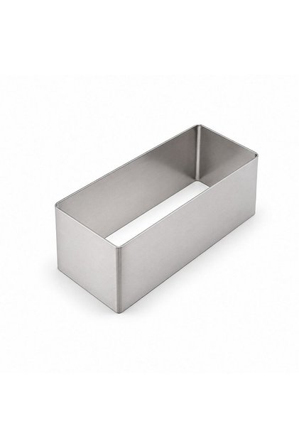 Pandispanya Pasta Kek Kalıbı Argon Kaynaklı Dikdörtgen H4 5x15 cm
