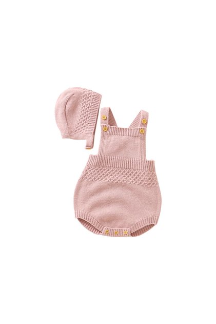 3M 82W1740 Baby Bodysuits Sleeveless Newborn Boys Girls Solid Color Onesie Hats Outfits Sets 2pcs In
